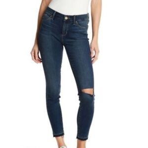 ARTICLES OF SOCIETY / ANTHROPOLOGIE Sarah Release Hem Busted Knee Jeans - 28